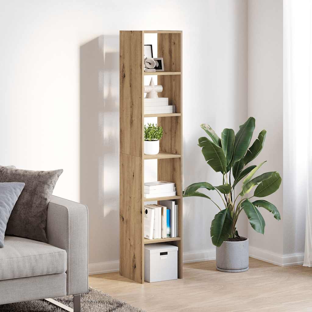 Librerie 2 pz Impilabili Rovere 30x30x80 cm Legno Multistrato | homemem39