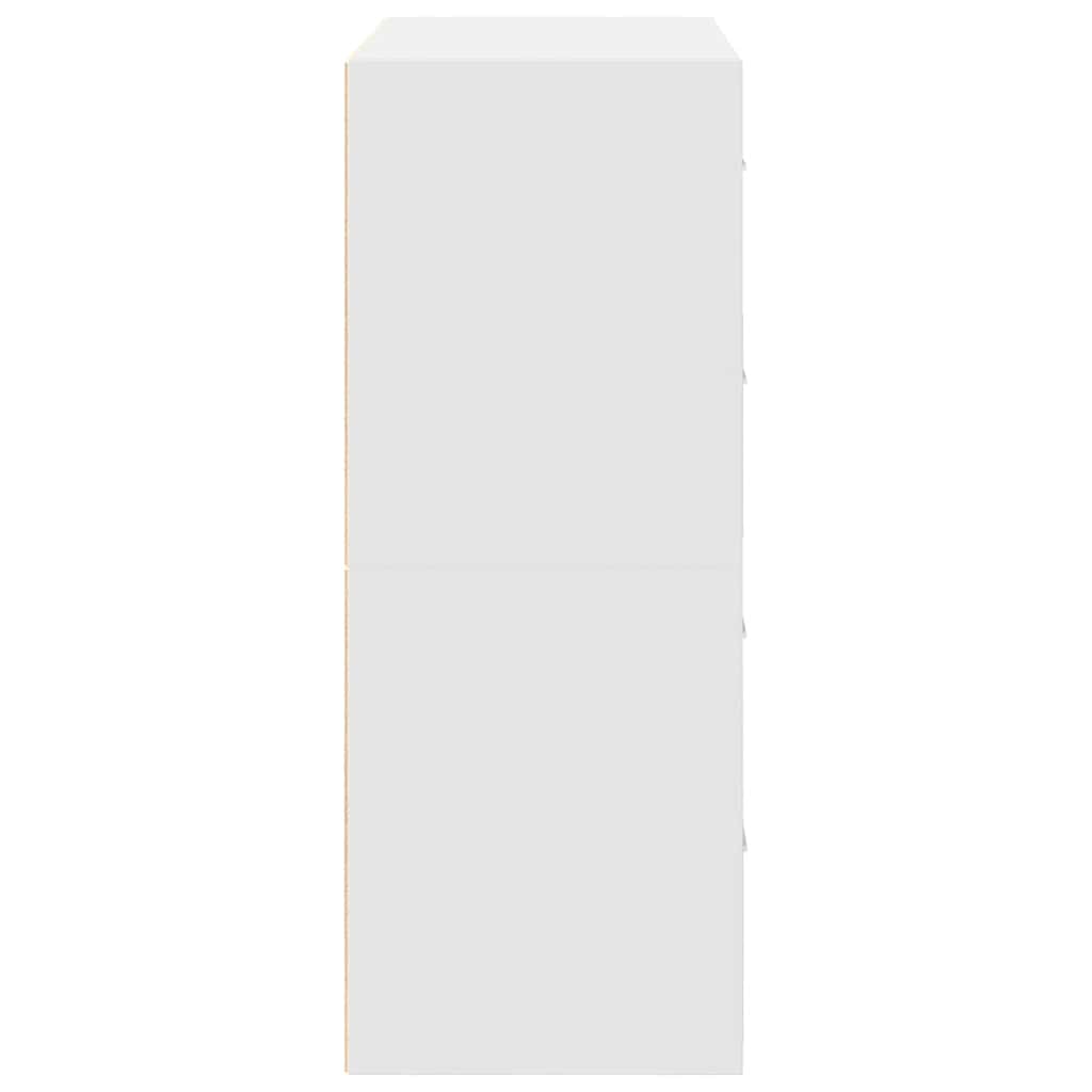 Armadi con 2 Cassetti 2 pz Bianchi 60x31x40cm Legno Multistrato - homemem39