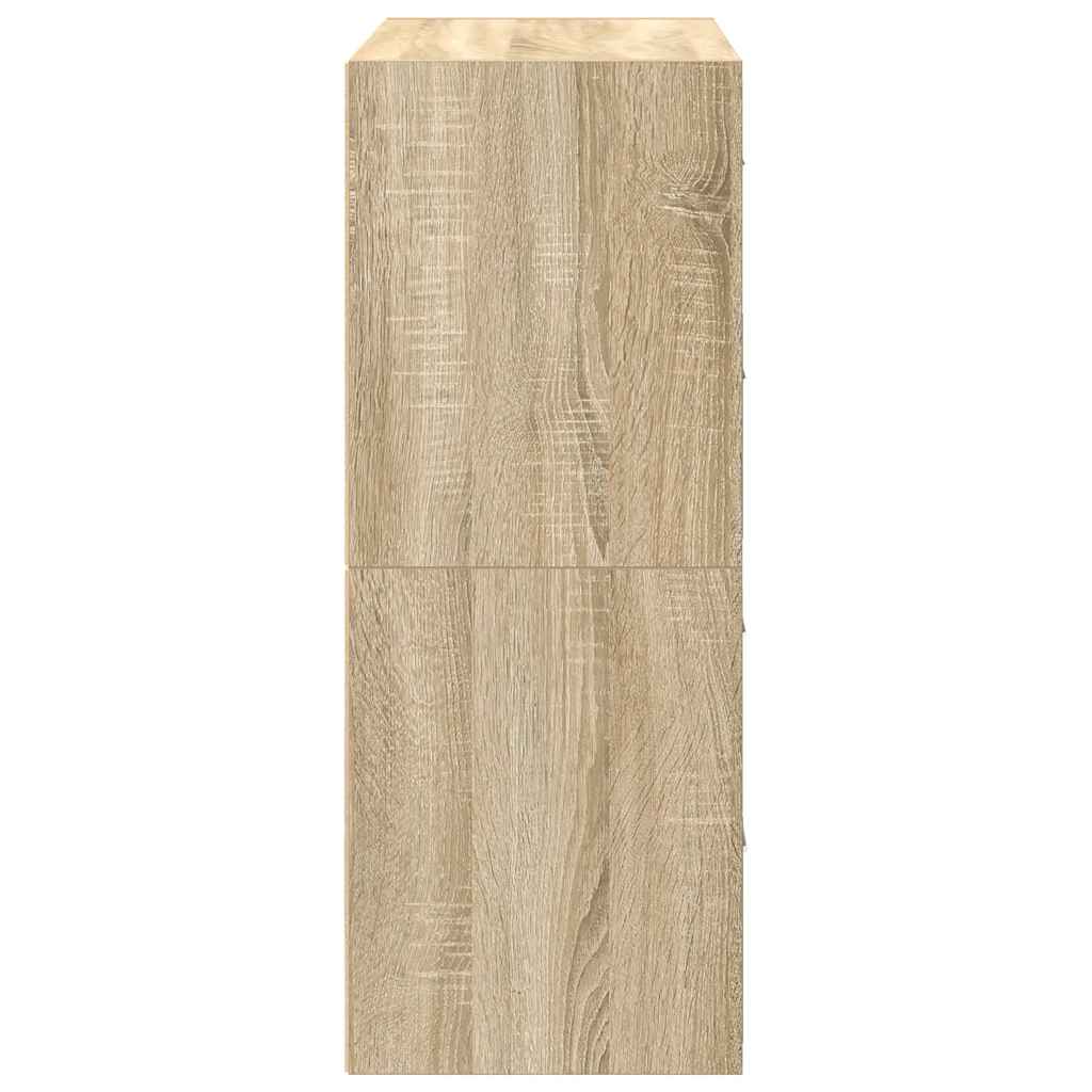 Armadi con 2 Cassetti 2 pz Rovere Sonoma 60x31x40 cm Truciolato | homemem39