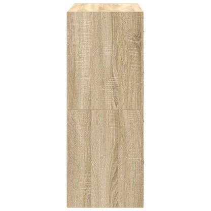 Armadi con 2 Cassetti 2 pz Rovere Sonoma 60x31x40 cm Truciolato | homemem39