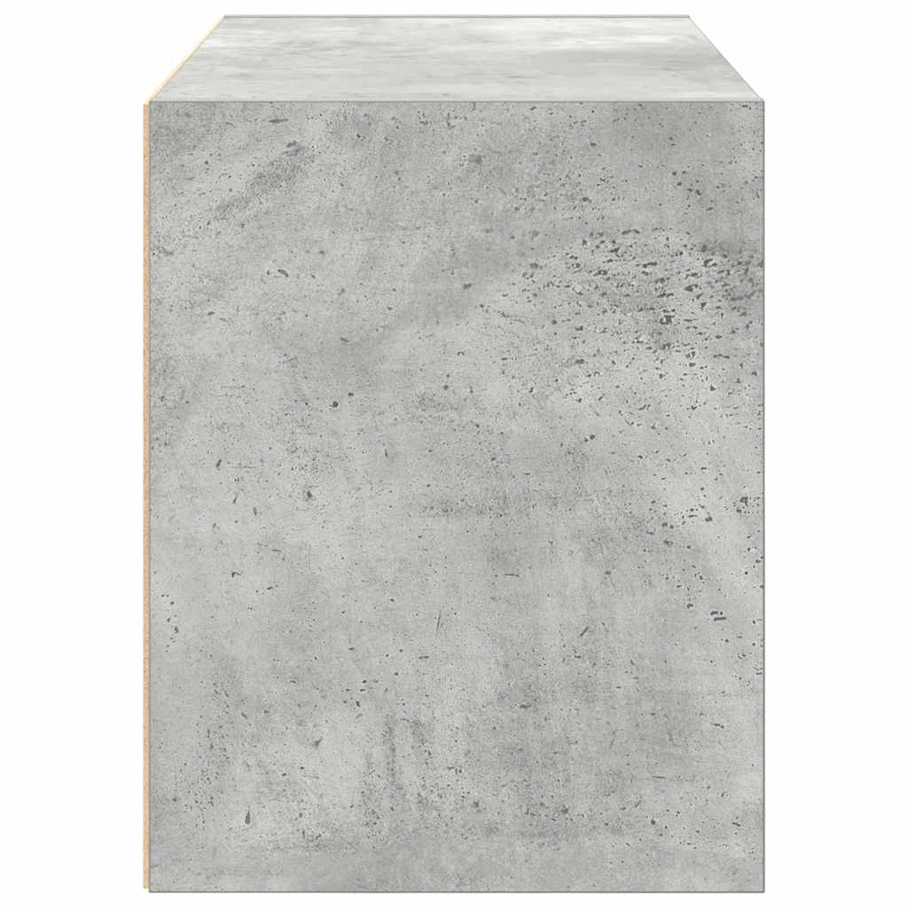Armadio con 2 Cassetti Grigio Cemento 60x31x40 cm in Truciolato - homemem39