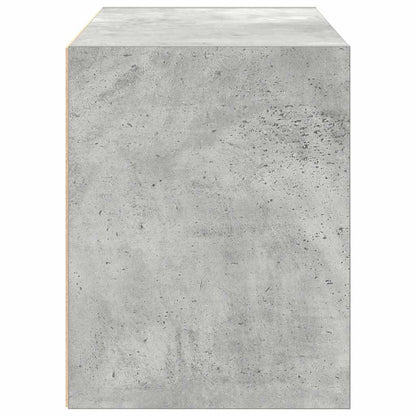 Armadio con 2 Cassetti Grigio Cemento 60x31x40 cm in Truciolato - homemem39