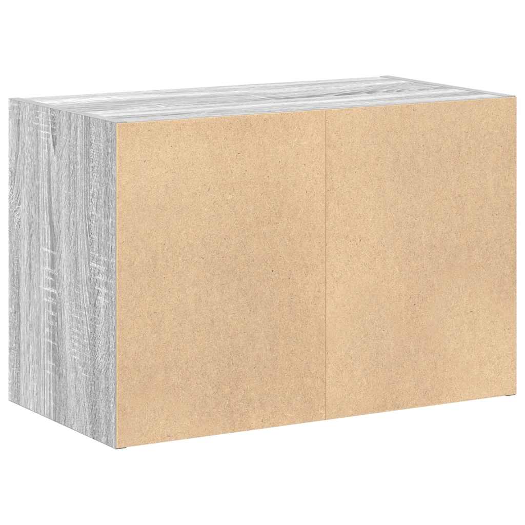 Armadio con 2 Cassetti Grigio Sonoma 60x31x40 cm in Truciolato - homemem39