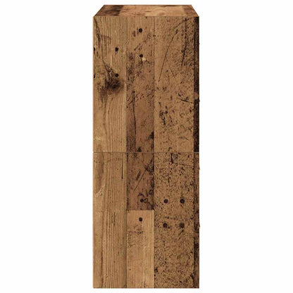 Armadi con 2 Cassetti 2 pz Legno Antico 60x31x40 cm Truciolato - homemem39