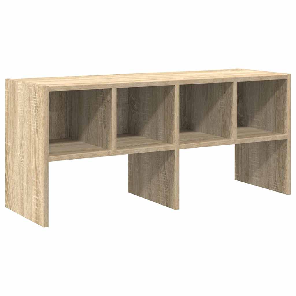 Scarpiera Impilabile Rovere Sonoma 89,5x30x40 cm | homemem39