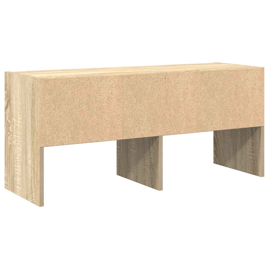 Scarpiera Impilabile Rovere Sonoma 89,5x30x40 cm | homemem39
