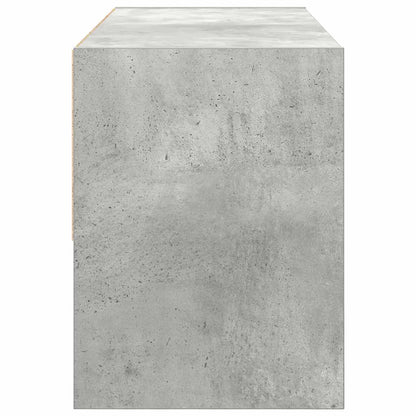 Scarpiera Impilabile Grigio Cemento 89,5x30x40 cm | homemem39