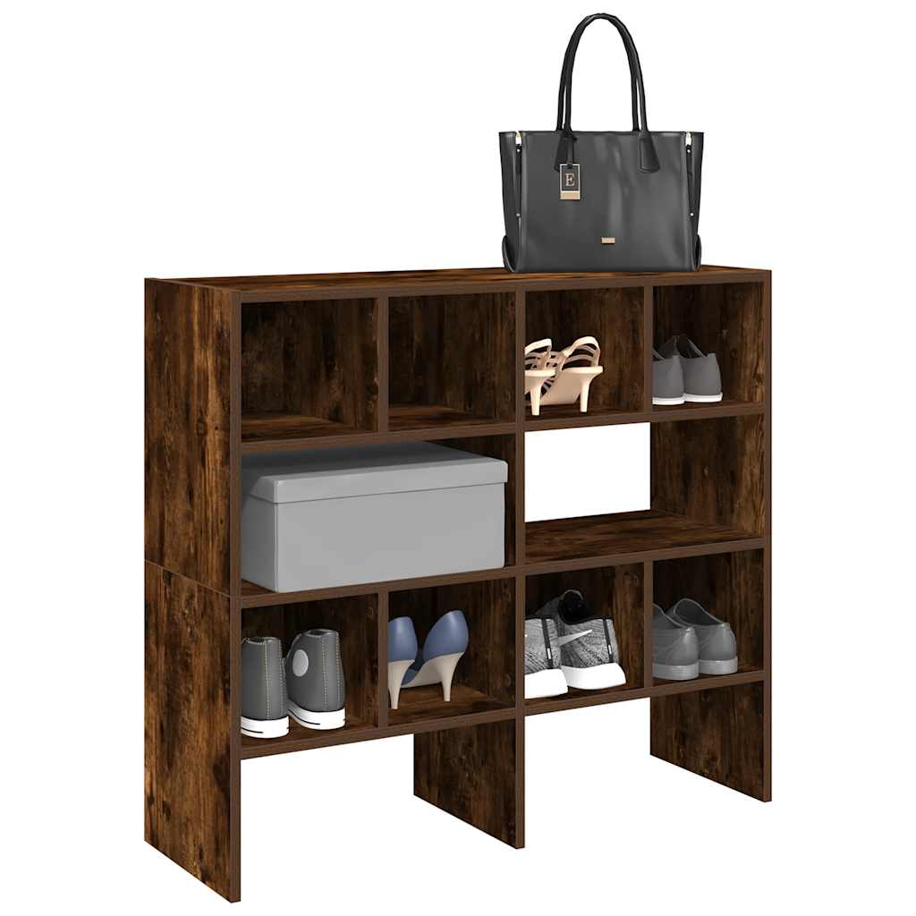 Scarpiere 2 pz Impilabili Rovere Fumo 89,5x30x40 cm | homemem39