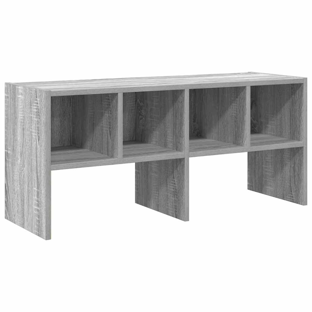 Scarpiera Impilabile Grigio Sonoma 89,5x30x40 cm | homemem39