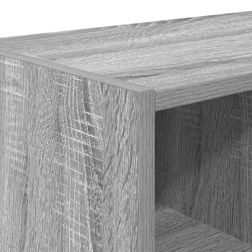 Scarpiera Impilabile Grigio Sonoma 89,5x30x40 cm | homemem39