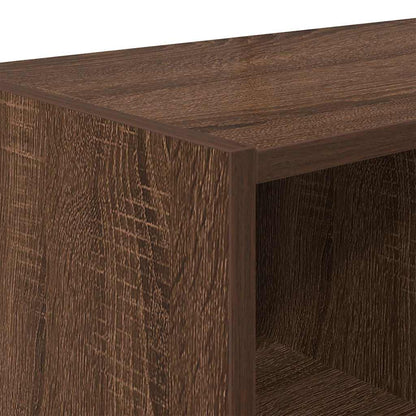 Scarpiera Impilabile Rovere Marrone 89,5x30x40 cm | homemem39