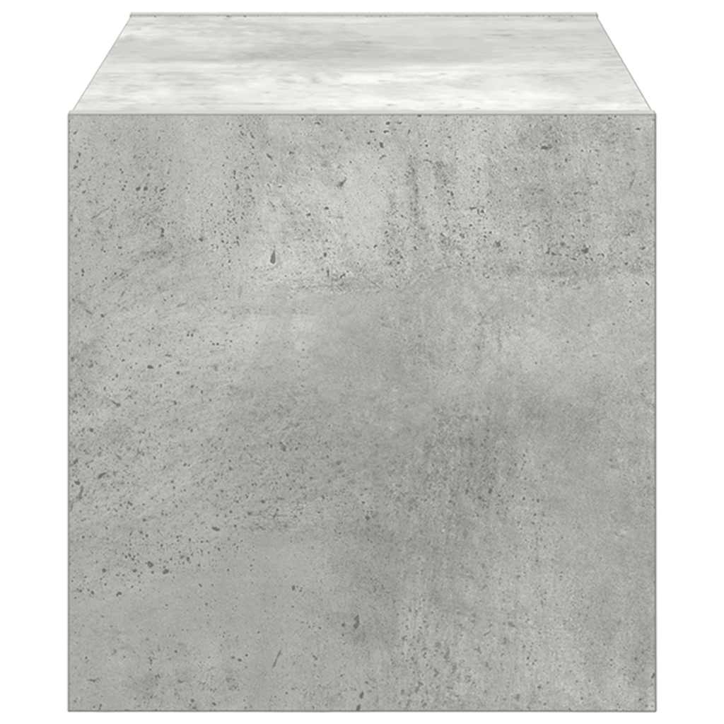 Scarpiera Impilabile Grigio Cemento 60x30x30,5 cm