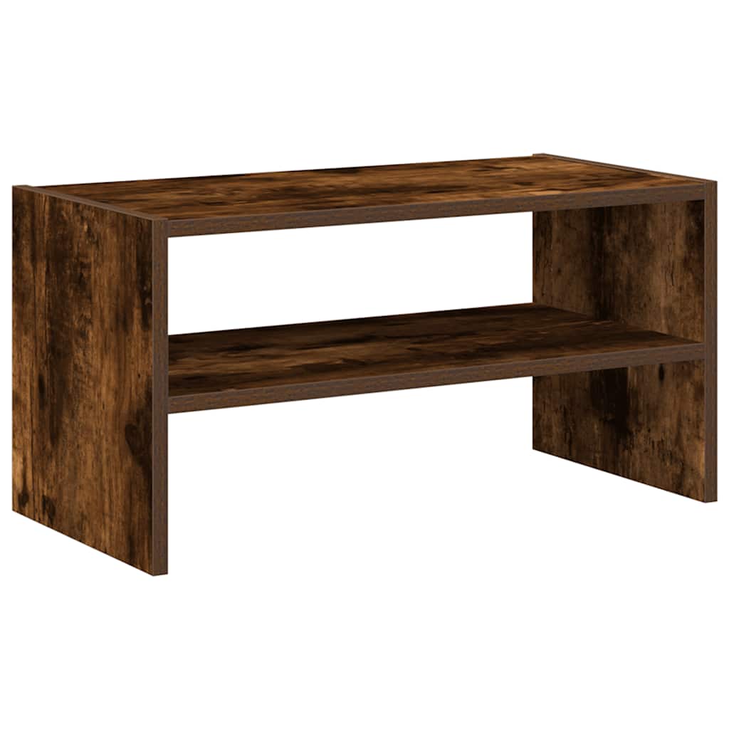 Scarpiera Impilabile Rovere Fumo 60x30x30,5 cm