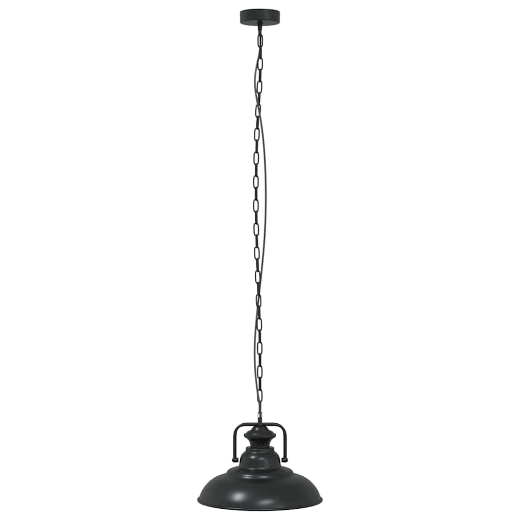 Lampada a Sospensione E27 Nero Ø31 cm in Metallo