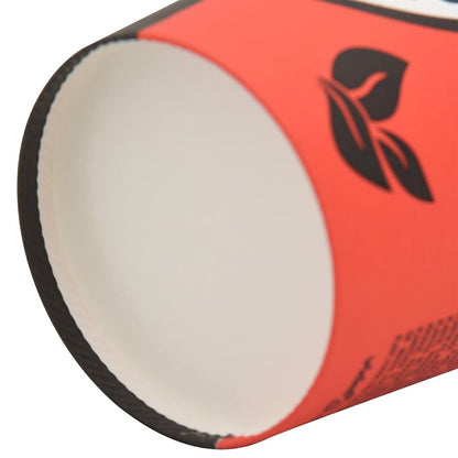 Bicchieri da Caffè in Carta 1000 pz 12oz 300ml Rosso e Nero | homemem39