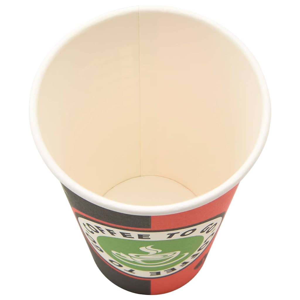 Bicchieri da Caffè in Carta 1000 pz 16oz 400ml Rosso e Nero | homemem39