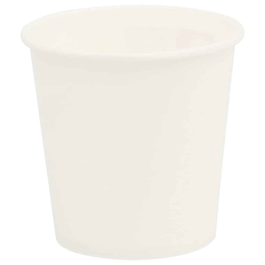 Bicchieri da Caffè in Carta 1000 pz 4oz 100ml Bianco | homemem39