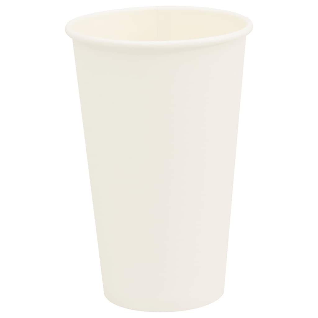 Bicchieri da Caffè in Carta 1000 pz 16oz 400ml Bianco | homemem39