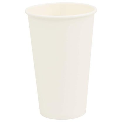 Bicchieri da Caffè in Carta 1000 pz 16oz 400ml Bianco | homemem39