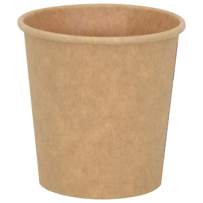 Bicchieri da Caffè in Carta 1000 pz 4oz 100ml Marrone | homemem39
