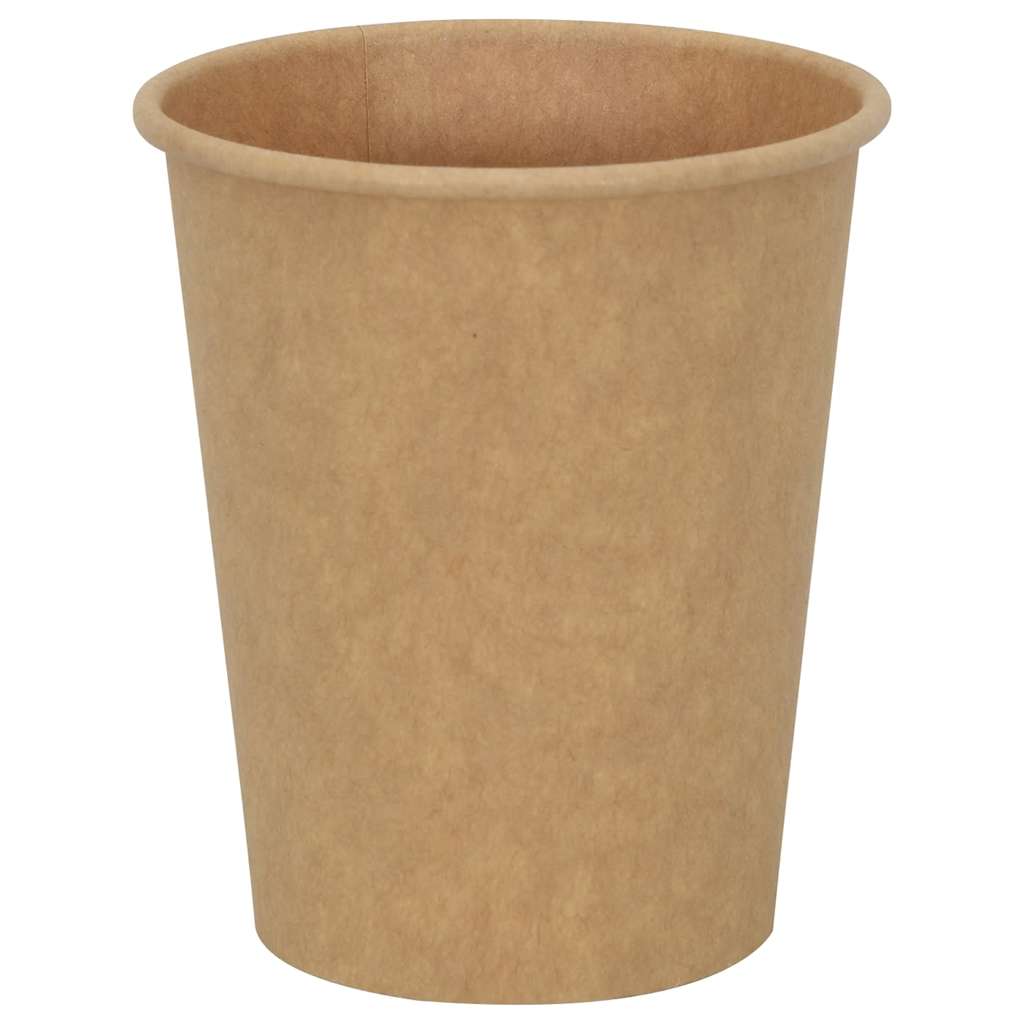Bicchieri da Caffè in Carta 1000 pz 8oz 200ml Marrone | homemem39