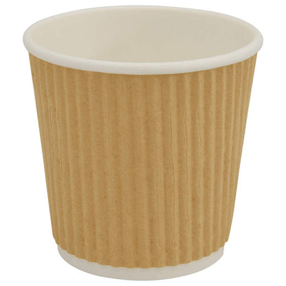 Bicchieri da Caffè in Carta 1000 pz 4oz 100ml Marrone | homemem39