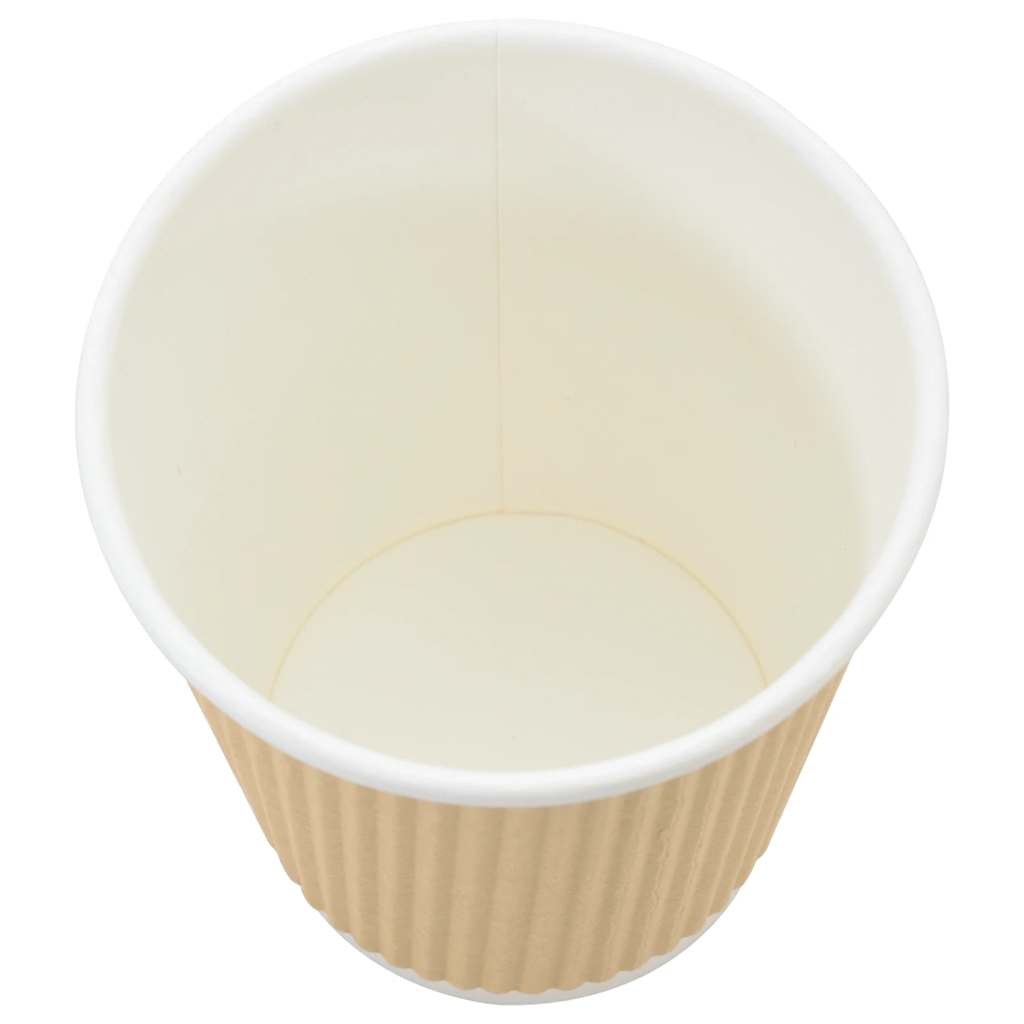 Bicchieri da Caffè in Carta 500 pz 8oz 200ml Marrone | homemem39