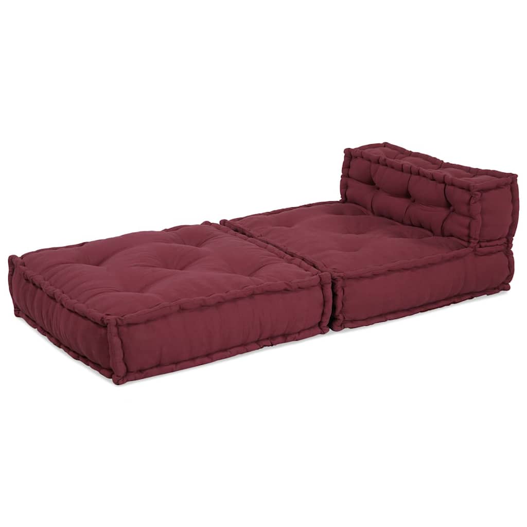 Divano Componibile Marrone Rossiccio 70x70x54 in Tessuto