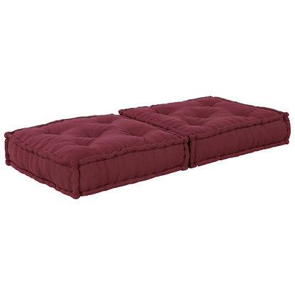 Divano Componibile Marrone Rossiccio 70x70x36 in Tessuto | homemem39