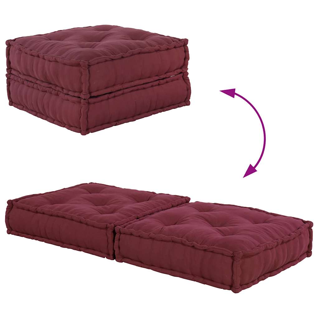 Divano Componibile Marrone Rossiccio 70x70x36 in Tessuto | homemem39