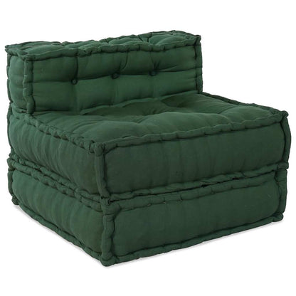 Divano Componibile Verde 70x70x54 in Tessuto | homemem39