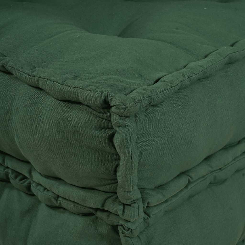 Divano Componibile Verde 70x70x54 in Tessuto