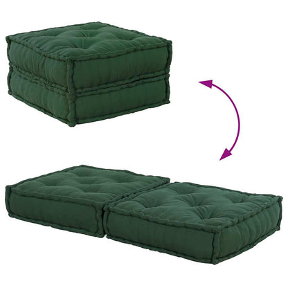 Divano Componibile Verde 70x70x36 in Tessuto | homemem39