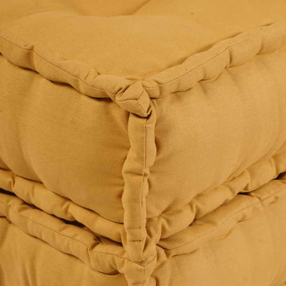 Divano Componibile Giallo 70x70x54 in Tessuto | homemem39