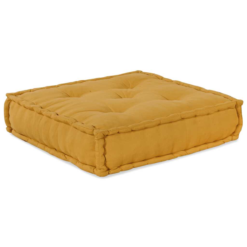 Divano Componibile Giallo 70x70x54 in Tessuto | homemem39