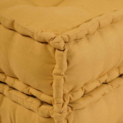 Divano Componibile Giallo 70x70x54 in Tessuto | homemem39