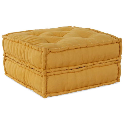 Divano Componibile Giallo 70x70x36 in Tessuto | homemem39