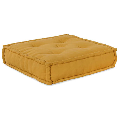 Divano Componibile Giallo 70x70x36 in Tessuto | homemem39