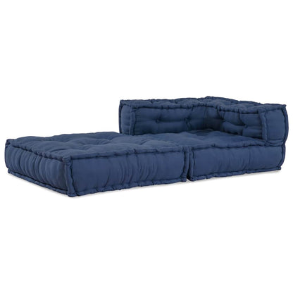 Unità di Divano Modulare Indaco 70 x 70 x 56 cm Tessuto | homemem39