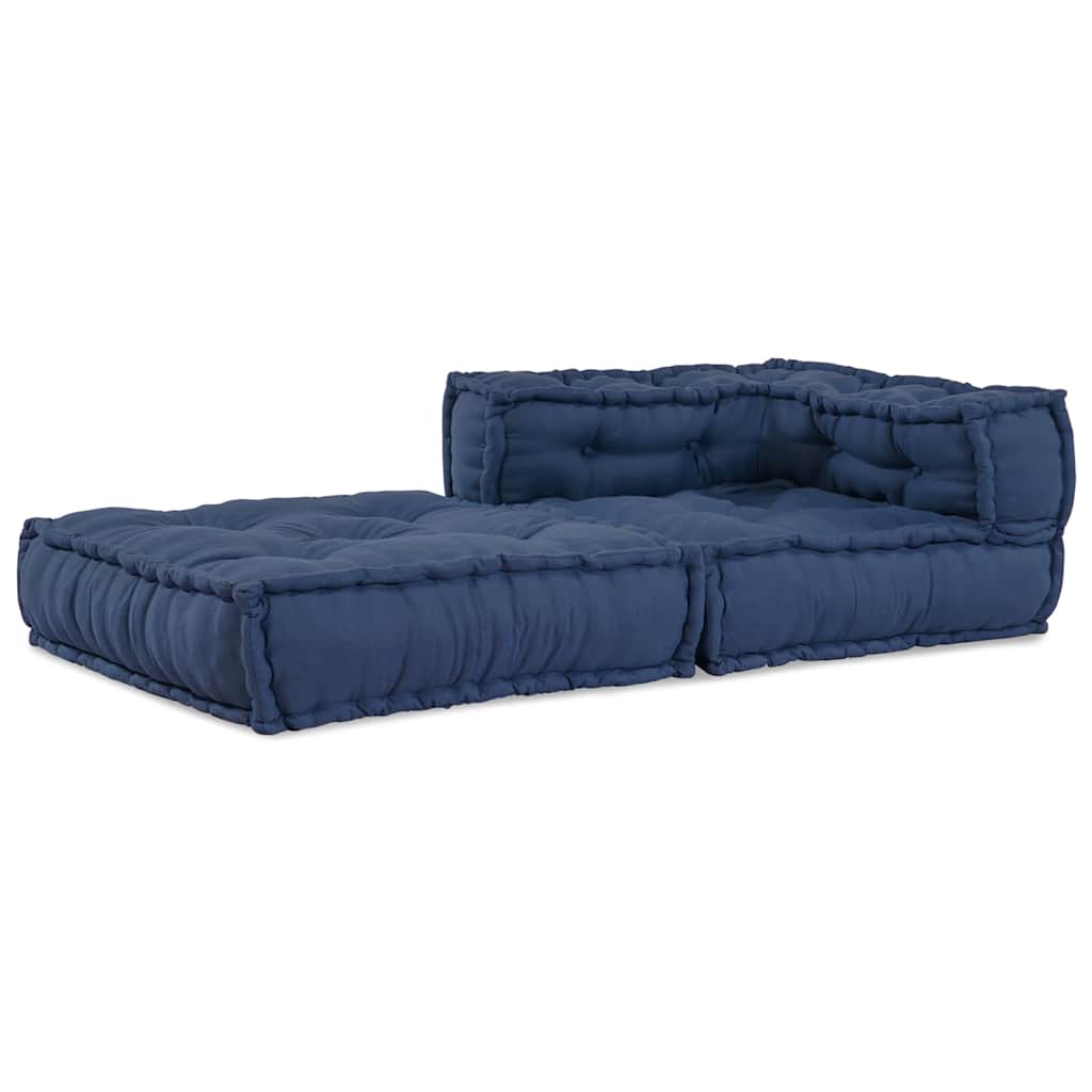 Unità di Divano Modulare Indaco 70 x 70 x 56 cm Tessuto
