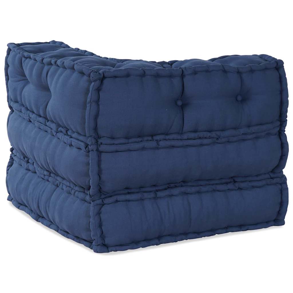 Unità di Divano Modulare Indaco 70 x 70 x 56 cm Tessuto | homemem39