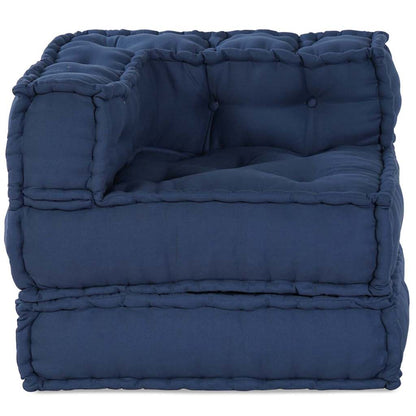 Unità di Divano Modulare Indaco 70 x 70 x 56 cm Tessuto