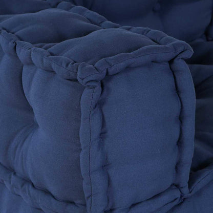 Unità di Divano Modulare 3 pcs Indaco 140 x 70 x 36 cm Tessuto | homemem39