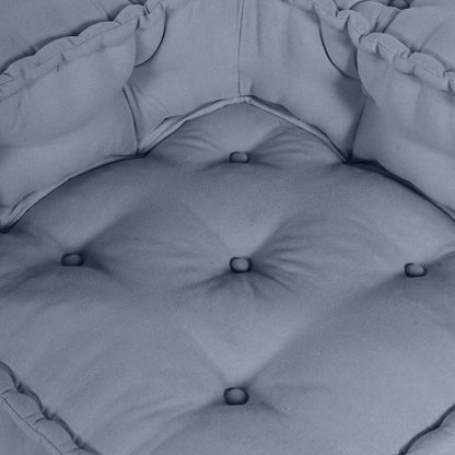 Unità di Divano Modulare Grigio 70 x 70 x 56 cm Tessuto | homemem39