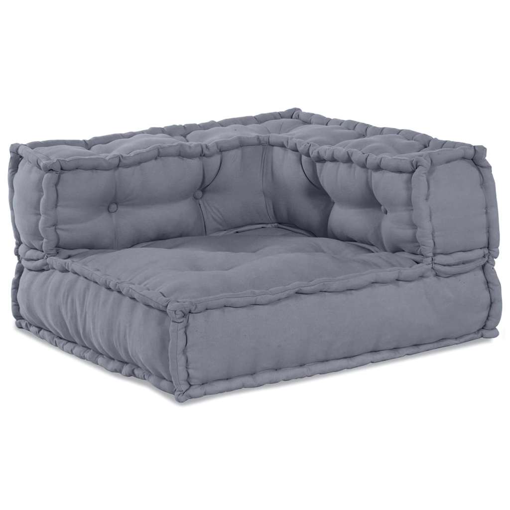 Unità di Divano Modulare Grigio 70 x 70 x 56 cm Tessuto | homemem39