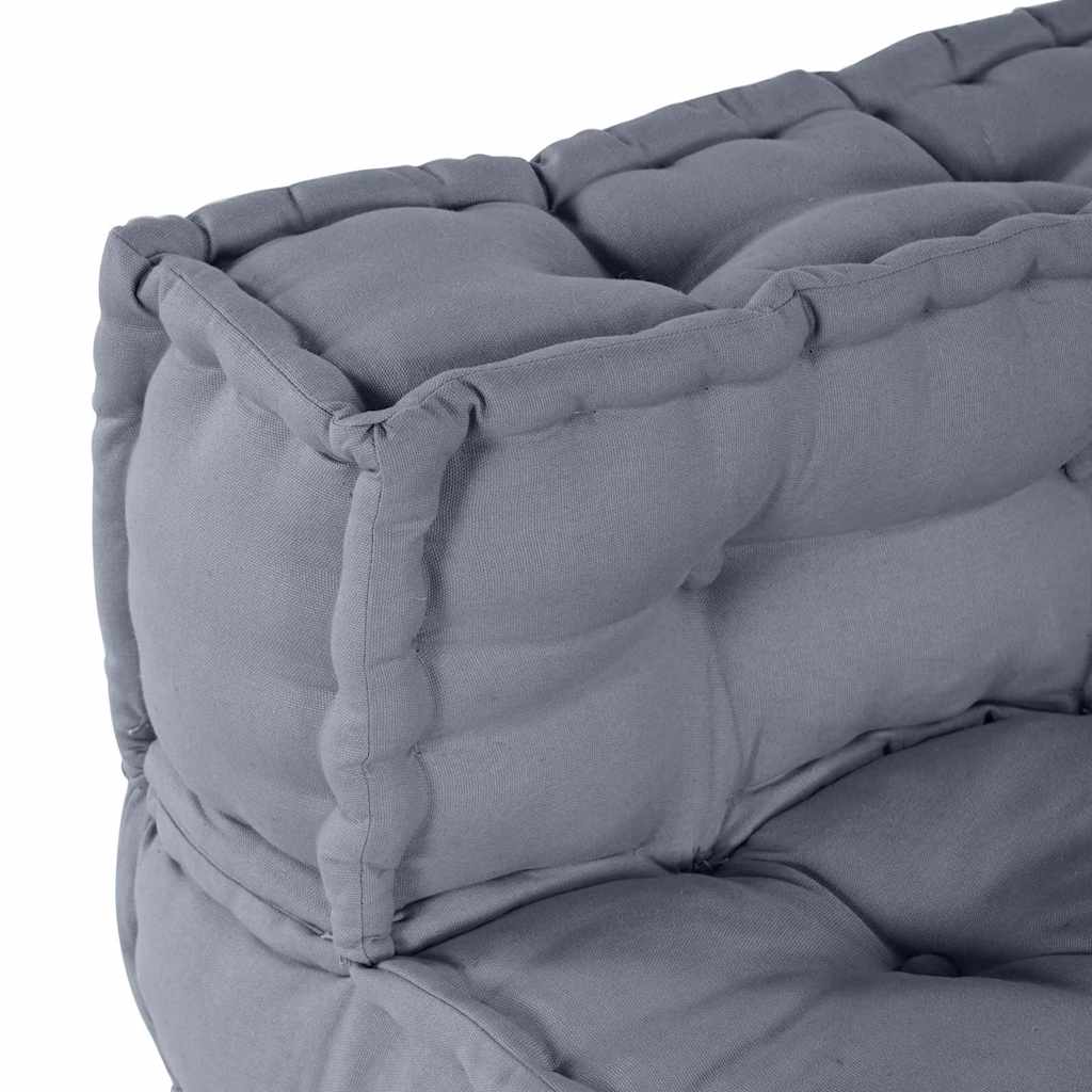 Unità di Divano Modulare Grigio 70 x 70 x 56 cm Tessuto | homemem39