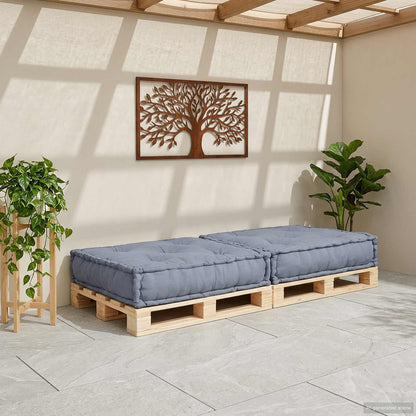 Unità di Divano Modulare Grigio 70 x 70 x 36 cm Tessuto