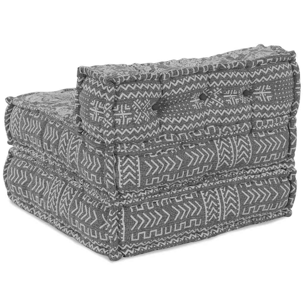 Unità di Divano Modulare Grigio Chiaro 70 x 70 x 56 cm Tessuto | homemem39