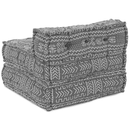 Unità di Divano Modulare Grigio Chiaro 70 x 70 x 56 cm Tessuto | homemem39