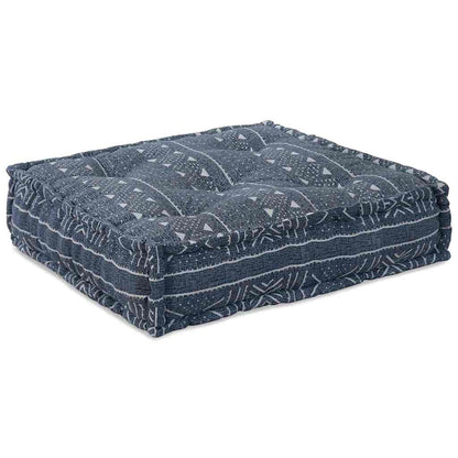 Unità di Divano Modulare Stampa Indigo 70 x 70 x 56 cm Tessuto | homemem39